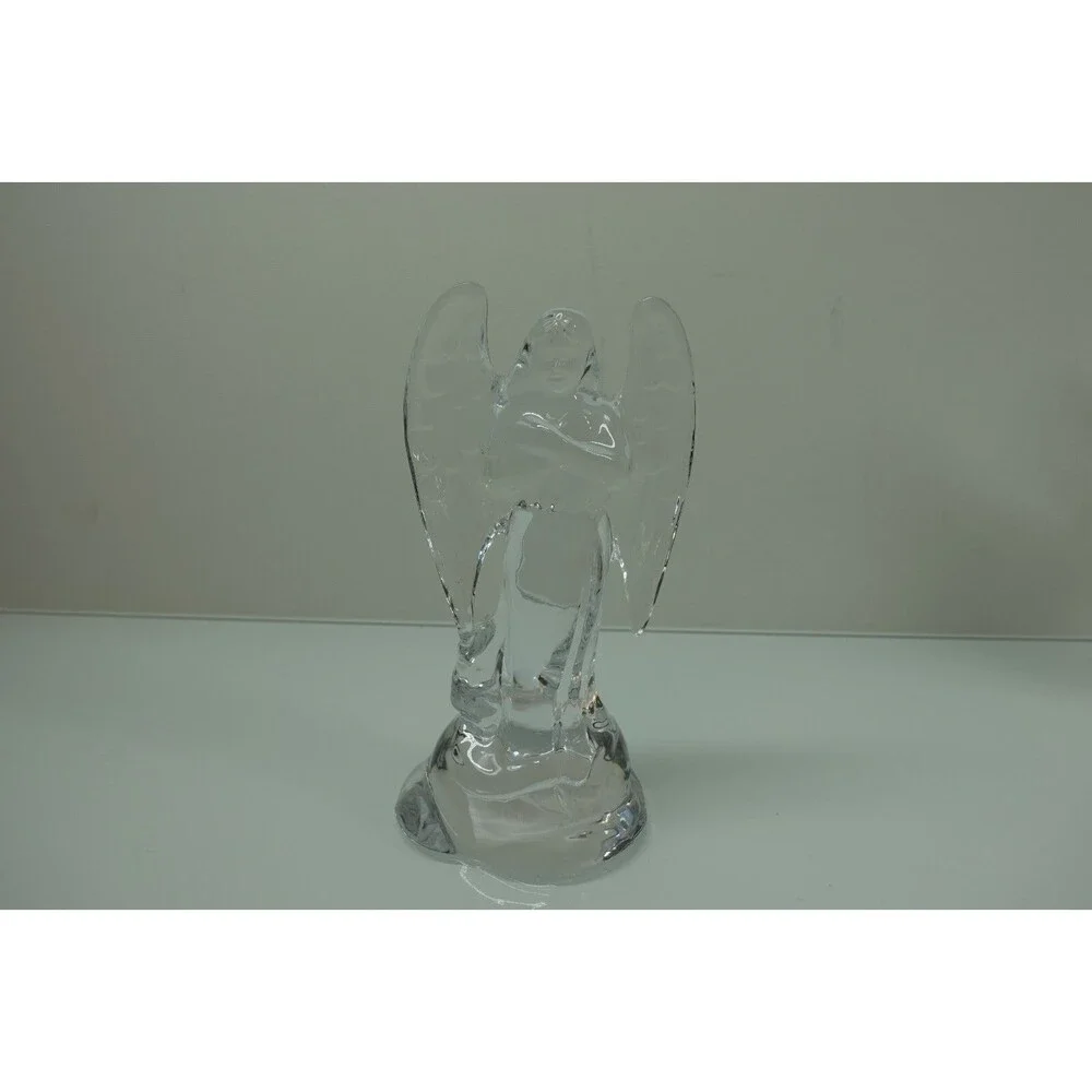 Waterford Lead Crystal Angel of Bethlehem Nativity Figurine 6